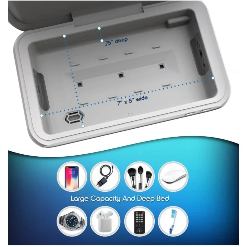Phonespa Phone & Accessory Sanitizer /‎ Aromatherapy Diffuser Plus Charger